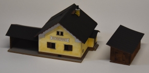 BuBi Model Z60203 - Z - Haltestelle Koberno mit Schuppen